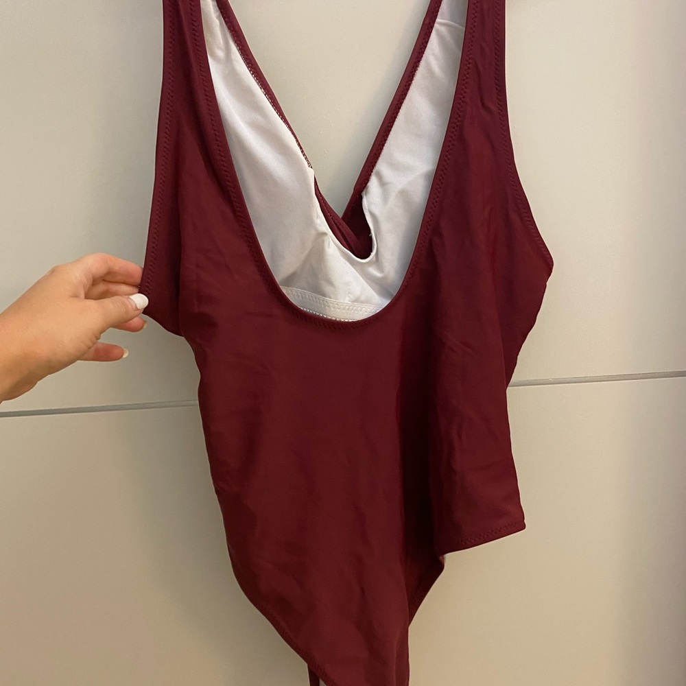 One piece bathing suit